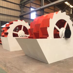 Lavadora de arena tipo rueda