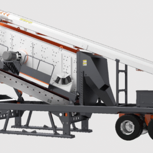 Planta de cribado móvil sobre ruedas