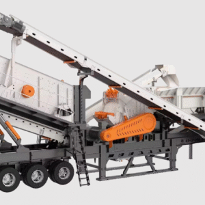 Planta móvil de trituración y cribado 3 en 1